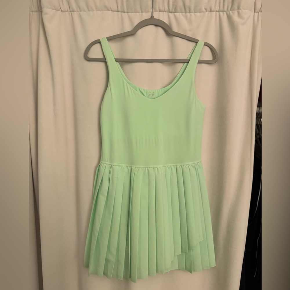 Aerie Pleated tennis / golf  Dress - Mint Green